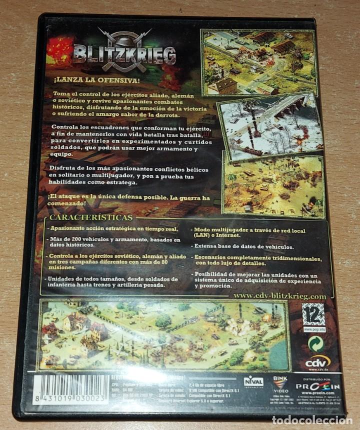 Videojuegos y consolas: JUEGO PC CD ROM BLITZKRIEG edici&oacute;n Espa&ntilde;a completo raro - Foto 2