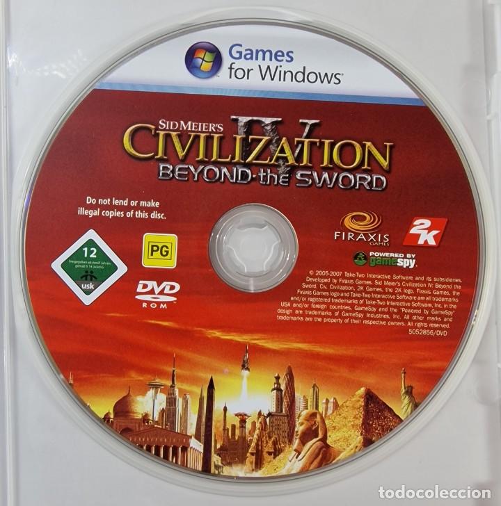 Videojuegos y consolas: CIVILIZATION IV - 4 + BEYOND THE SWORD + COLONIZATION / 2005-2008 / PC DVD - Foto 10