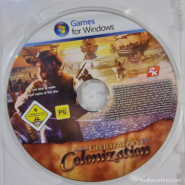 Videojuegos y consolas: CIVILIZATION IV - 4 + BEYOND THE SWORD + COLONIZATION / 2005-2008 / PC DVD - Foto 16