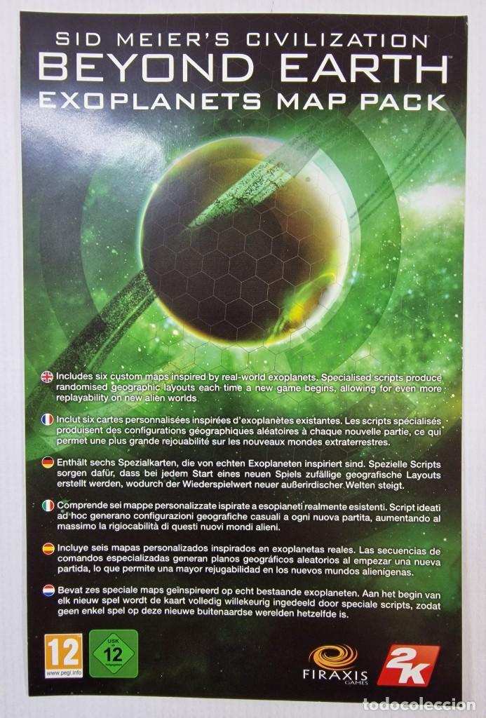 Videojuegos y consolas: SID MEIERS CIVILIZATION BEYOND EARTH / EDICI&Oacute;N 2010 (DESCATALOGADO) / PC DVD - Foto 8