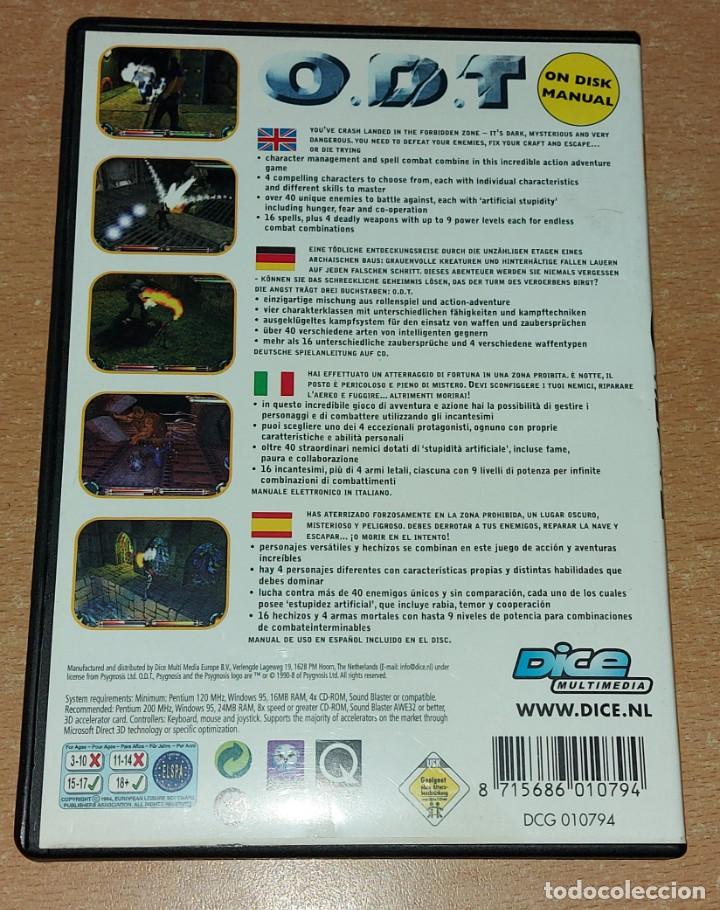 Videojuegos y consolas: PC CD ROM O.D.T ODT PSYGNOSIS ESPA&Ntilde;A - Foto 2
