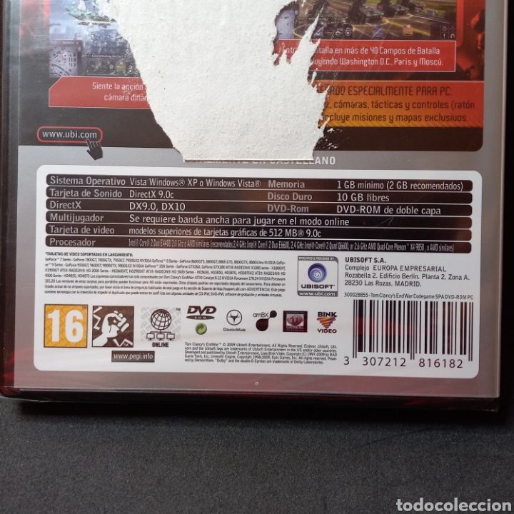 Videojuegos y consolas: TOM CLANCY`S ENDWAR - nuevo a estrenar - precintado - CodeGame PC DVD ROM Ubisoft - Foto 2