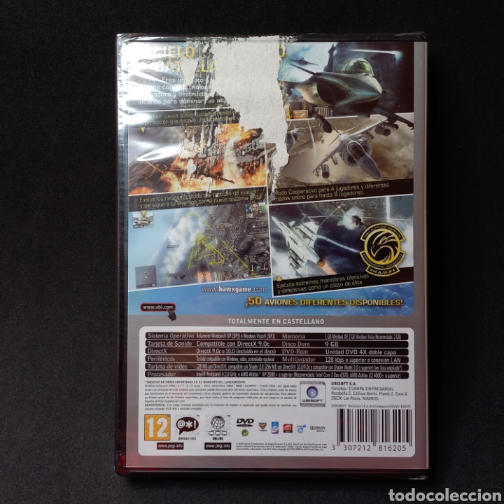 Videojuegos y consolas: TOM CLANCY`S HAWX - nuevo a estrenar - precintado - CodeGame PC DVD ROM Ubisoft - Foto 3