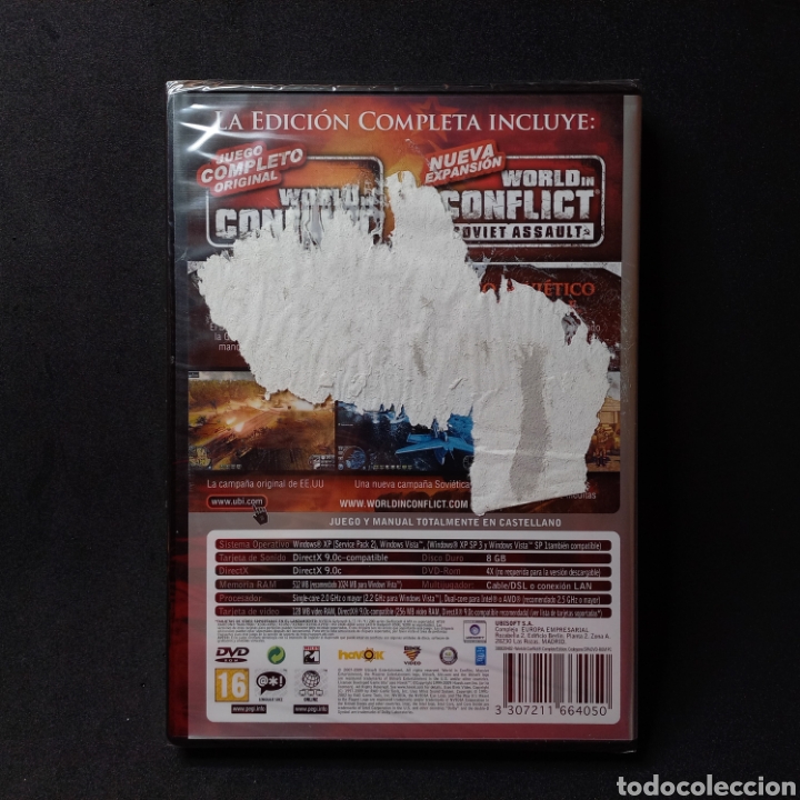 Videojuegos y consolas: WORLD IN CONFLICT COMPLETE EDITION - nuevo a estrenar - precintado - CodeGame PC DVD ROM Ubisoft - Foto 3