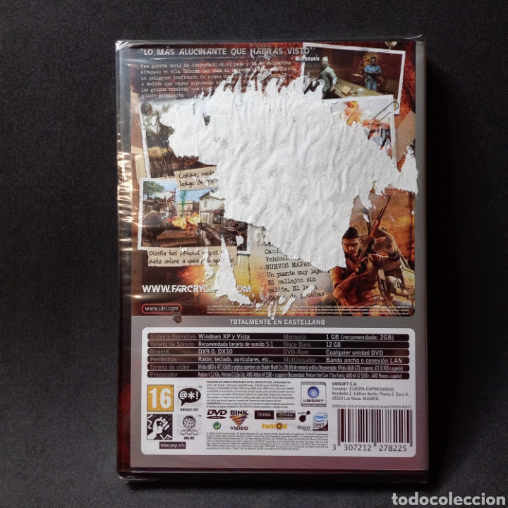 Videojuegos y consolas: FARCRY2 FORTUNE`S EDITION - nuevo a estrenar - precintado - CodeGame PC DVD ROM Ubisoft - Foto 3
