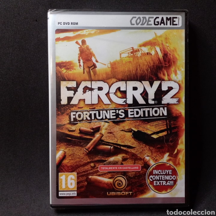 Videojuegos y consolas: FARCRY2 FORTUNE`S EDITION - nuevo a estrenar - precintado - CodeGame PC DVD ROM Ubisoft - Foto 1