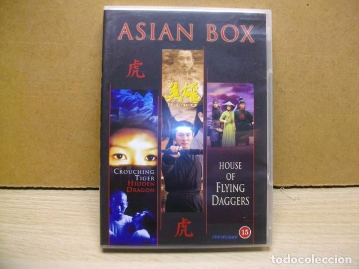 Videojuegos y consolas: ASIAN BOX 3 PELICULAS en DVD - Foto 1
