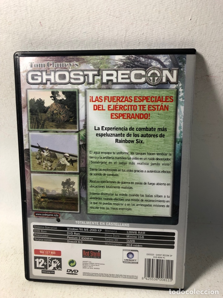 Videojuegos y consolas: JUEGO PC ● TOM CLANCY&acute;S ● GHOST RECON ● UBISOFT - Foto 2