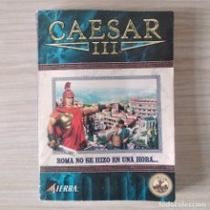 Videojuegos y Consolas: MANUAL JUEGO PC: CAESAR III .SIERRA. Lote 327510778