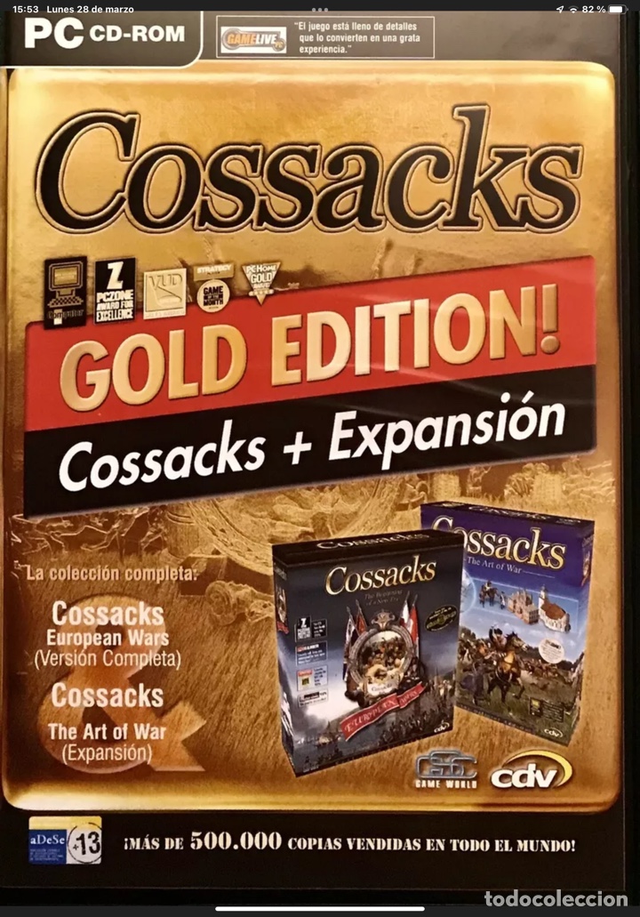 Videojuegos y consolas: COSSACKS GOLD EDITION FX + EXPANSI&Oacute;N - Foto 1
