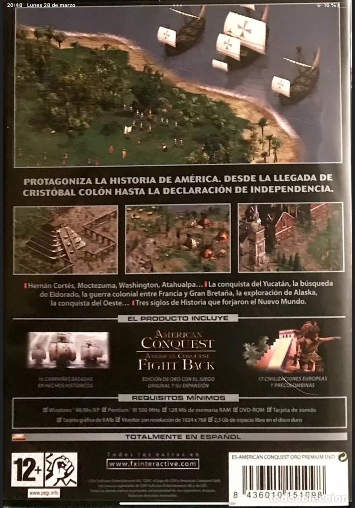 Videojuegos y consolas: American Conquest - Edici&oacute;n de Oro - PC - DVD-ROM ,como nuevo - Foto 2