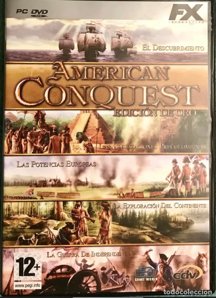 Videojuegos y consolas: American Conquest - Edici&oacute;n de Oro - PC - DVD-ROM ,como nuevo - Foto 1