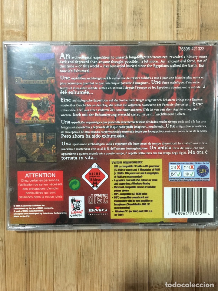 Videojuegos y consolas: Exhumed PC SEMINUEVO - Foto 2
