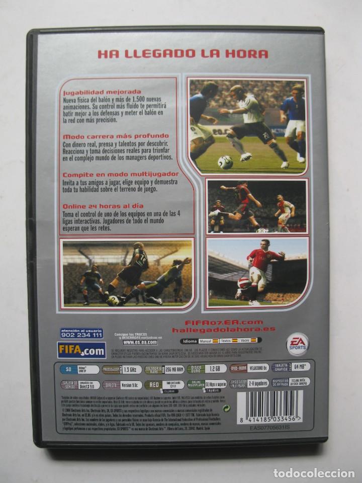 Videojuegos y consolas: FIFA 07 - JUEGO PARA PC - CON MANUAL DE INSTRUCCIONES. - Foto 3