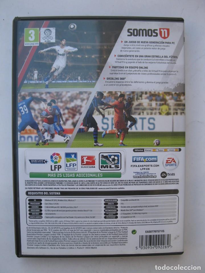 Videojuegos y consolas: FIFA 11 - JUEGO PARA PC - CON MANUAL DE INSTRUCCIONES. - Foto 3
