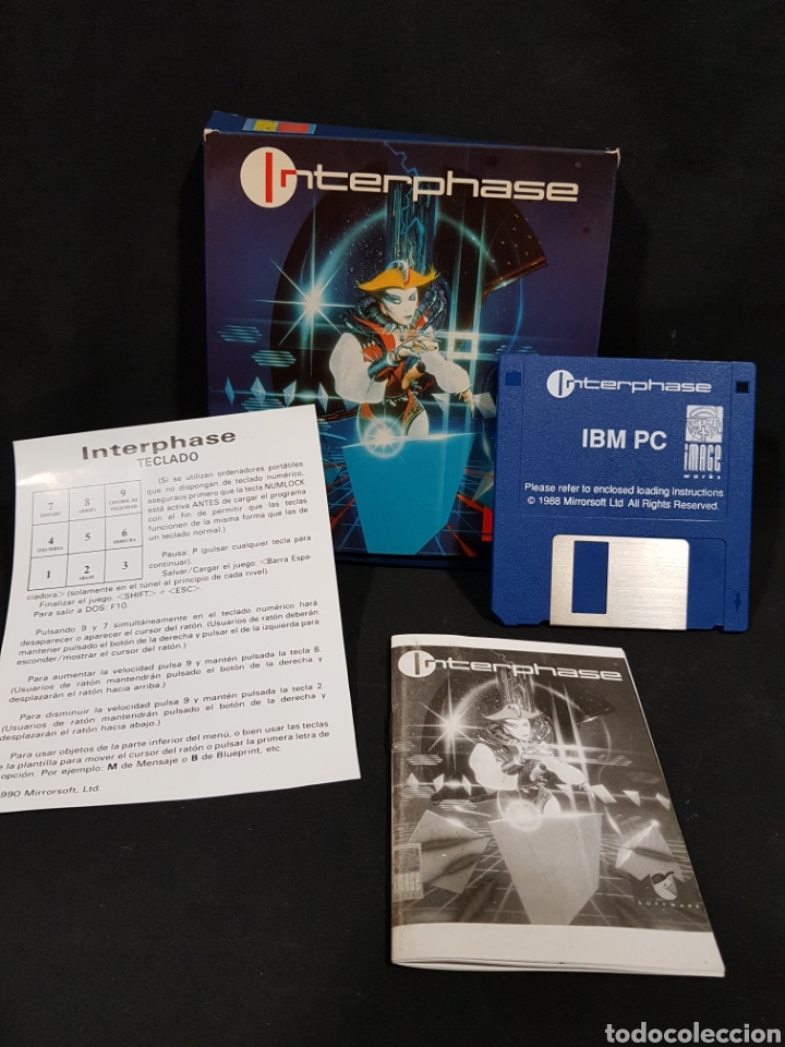 Videojuegos y consolas: Juego para IBM PC Interphase 1988 1989 Mirrorsoft Ltd. Image Works - Foto 1