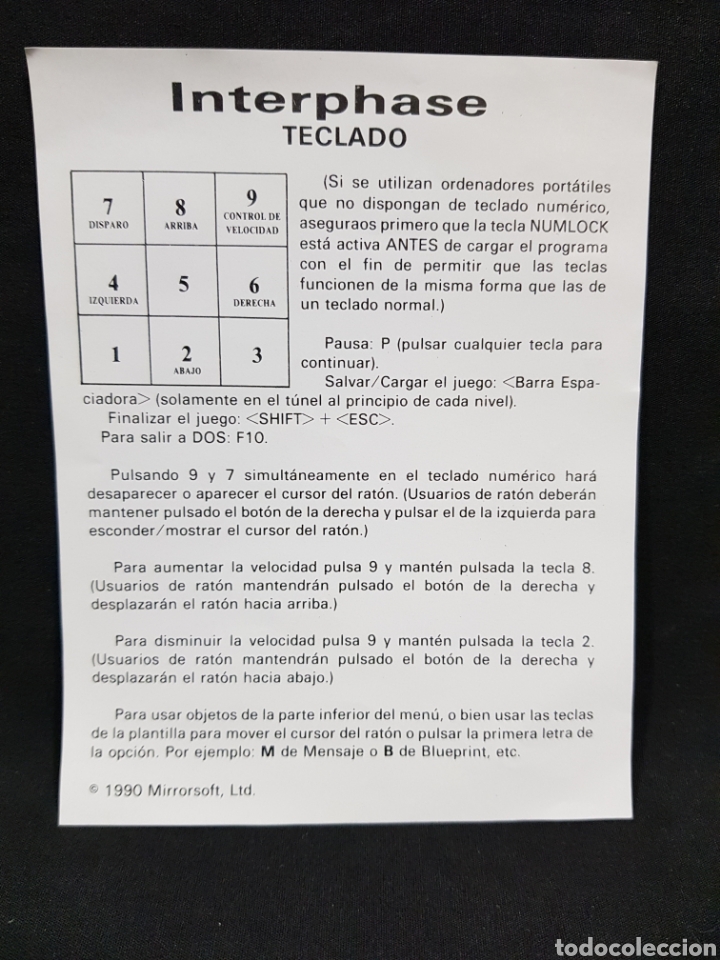 Videojuegos y consolas: Juego para IBM PC Interphase 1988 1989 Mirrorsoft Ltd. Image Works - Foto 17