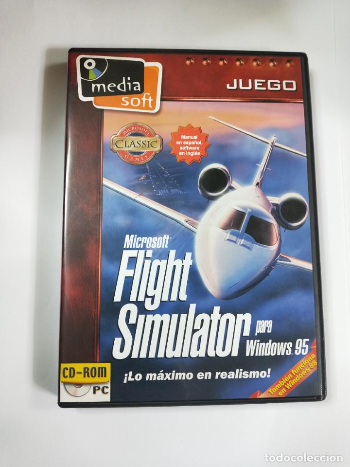 Videojuegos y consolas: FLIGHT SIMULATOR WINDOWS 95 PC. CD-ROM - Foto 1