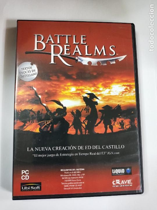 Videojuegos y consolas: BATTLE REALMS. LA NUEVA CREACION DE ED DEL CASTILLO. PC CD - Foto 1