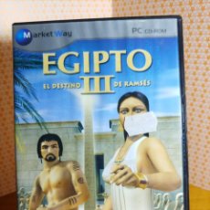 Videojuegos y Consolas: JUEGO PC EGIPTO III EL DESTINO DE RAMSES 4 CD ROM. Lote 333593068