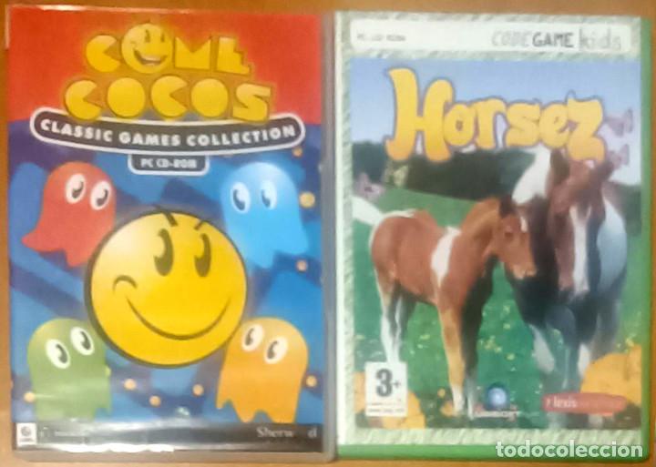 Videojuegos y consolas: COMECOCO CLASSIC GAMES COLLECTION DVD & HORSEZ - Foto 1