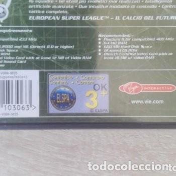 Videojuegos y consolas: EUROPEAN SUPERLEAGUE-PC CD ROM-VIRGIN INTERACTIVE-A&Ntilde;O 2000. - Foto 5