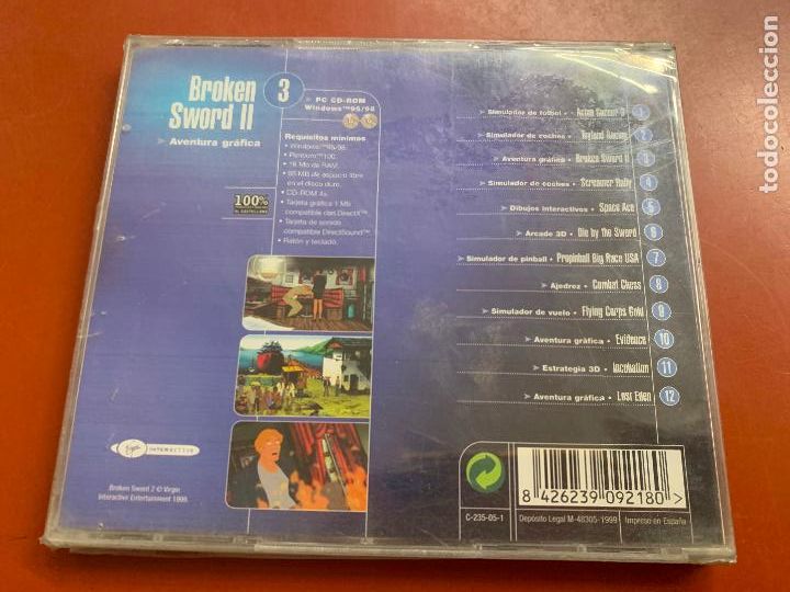 Videojuegos y consolas: BROKEN SWORD II. juego de PC CD-ROM. sin estrenar. precintado - Foto 2