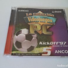 Videojuegos y Consolas: KICKOFF 97,SIMULADOR DE FUTBOL VIDEO JUEGOS PARA PC.COLECCIÓN EL MUNDO 1998. Lote 336342753