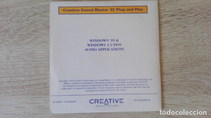 Videojuegos y consolas: CREATIVE SOUND BLASTER 32 PNP CD - PC CD ROM - CREATIVE TECHNOLOGY LTD. - A&Ntilde;O 1995. - Foto 3