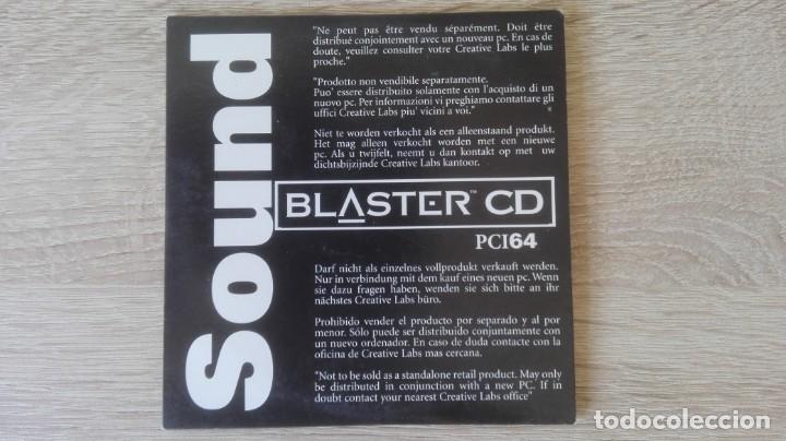Videojuegos y consolas: CREATIVE SOUND BLASTER PCI 64 CD - PC CD ROM - CREATIVE TECHNOLOGY LTD. - A&Ntilde;O 1997. - Foto 1