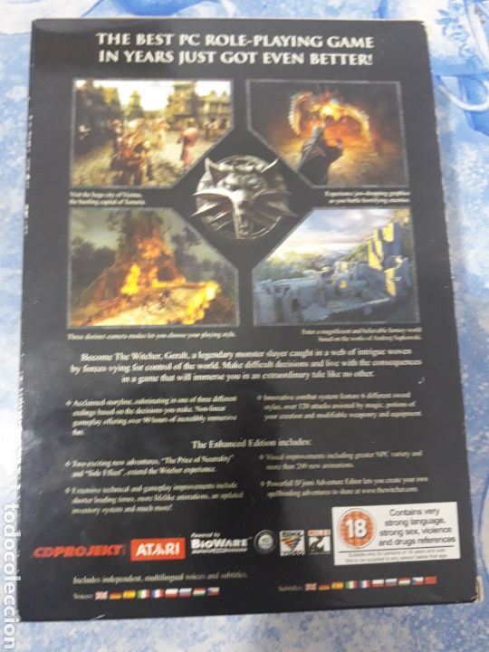 Videojuegos y consolas: THE WITCHER ENHANCED EDITION PC. NUEVO - Foto 2