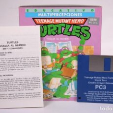Videojuegos y Consolas: JUEGO EDUCATIVO TEENAGE MUTANT TURTLES - TORTUGAS NINJA - IBM PC 3 1/2 - COKTEL EDUCATIVE - MIRAGE. Lote 339778128