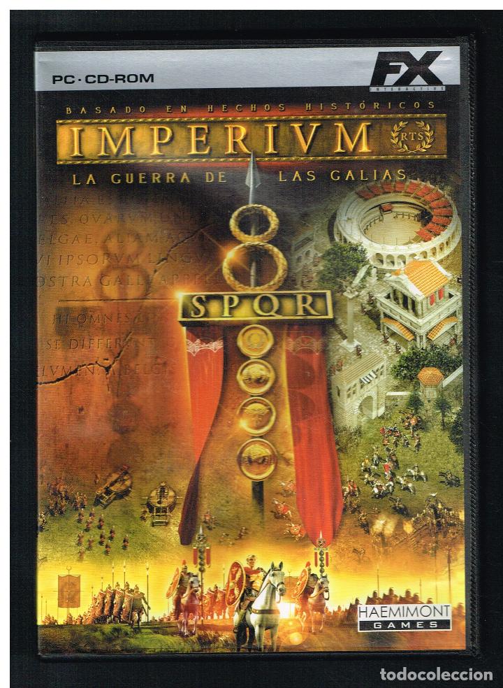 Videojuegos y consolas: IMPERIUM. LA GUERRA DE LAS GALIAS - JUEGO PC - CD-ROM 2002 - Foto 1
