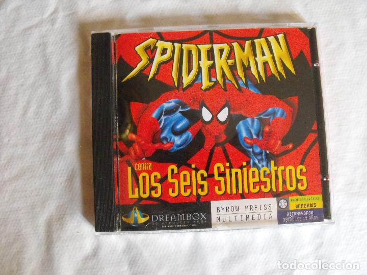 Videojuegos y consolas: Spiderman contra los Seis Siniestros. PC CD-ROM. DREAMBOX. - Foto 1