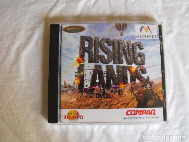 Videojuegos y consolas: Rising Lands. PC CD-ROM. COMPAQ. Tiempo. - Foto 1