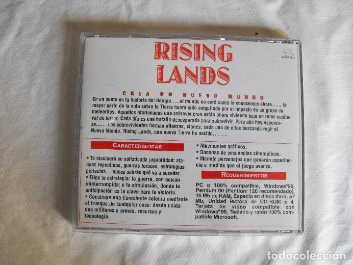 Videojuegos y consolas: Rising Lands. PC CD-ROM. COMPAQ. Tiempo. - Foto 3