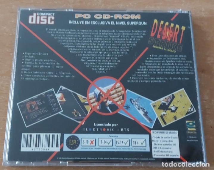 Videojuegos y consolas: PC CD ROM DESERT STRIKE EXCLUSIVE NEW LEVEL - Foto 2