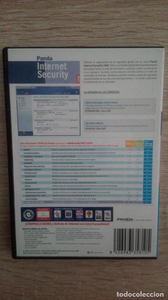 Videojuegos y consolas: PANDA INTERNET SECURITY - PC CD ROM - PANDA - A&Ntilde;O 2008. - Foto 2