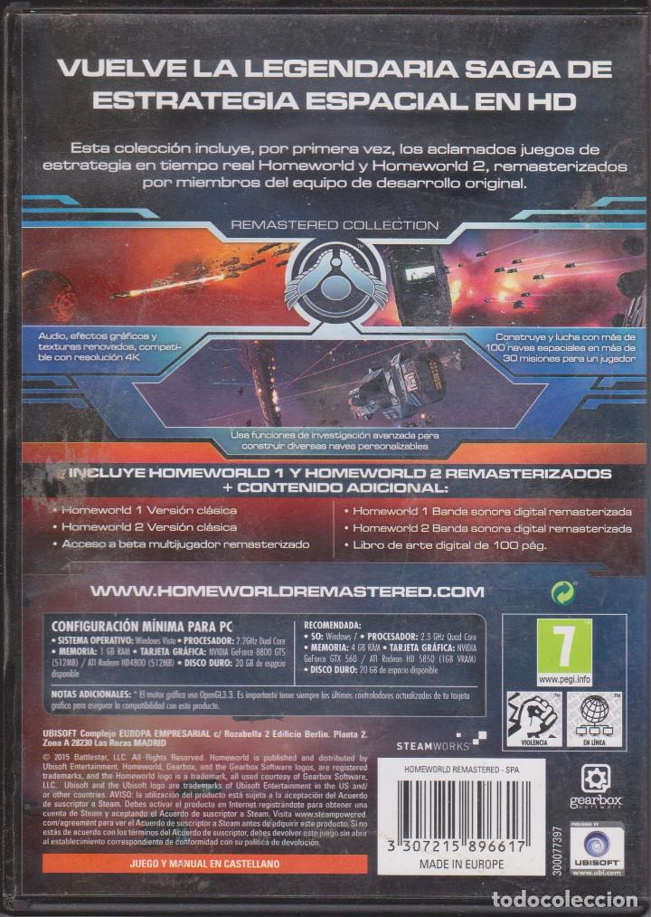 Videojuegos y consolas: Homeworld 1 y 2 (remasterizados) - PC - Foto 2