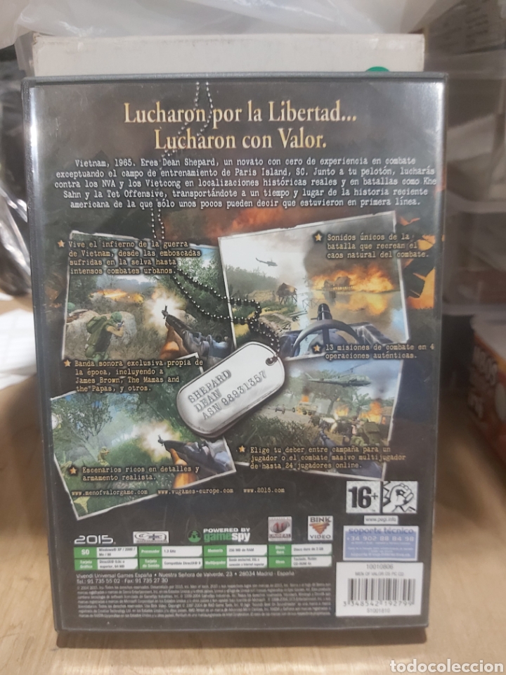 Videojuegos y consolas: completo PC CD ROM Men if Valor 2015 b&eacute;lico - Foto 2