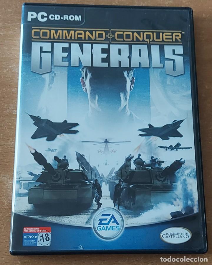 Videojuegos y consolas: PC CD ROM COMMAND AND CONQUER GENERALS ESPA&Ntilde;A EA GAMES - Foto 1