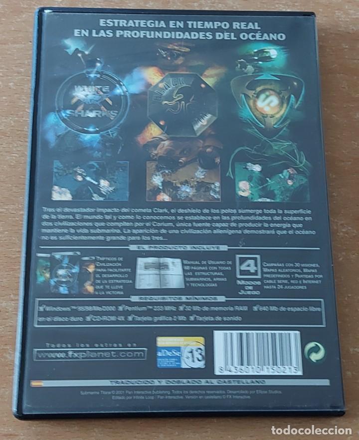 Videojuegos y consolas: PC CD ROM SUBMARINE TITANS ESPA&Ntilde;A FX - Foto 2