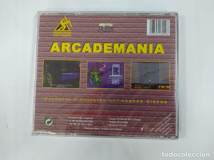 Videojuegos y consolas: ARCADEMANIA PC CD-ROM. TDKCD8 - Foto 2