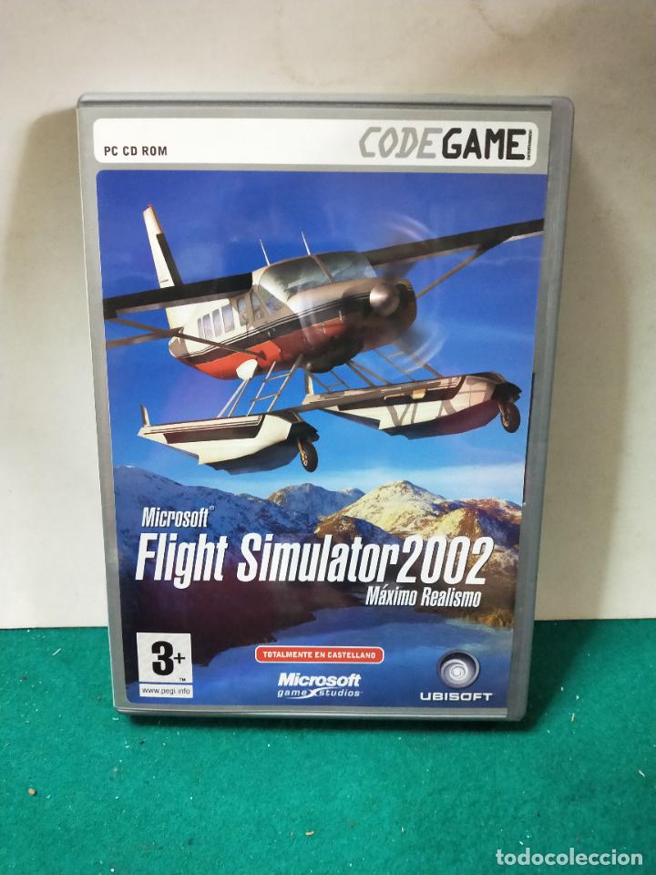 Videojuegos y consolas: FLIGHT SIMULATOR 2002. MAXIMO REALISMO. TOTALMENTE EN CASTELLANO. 3 CD. PC CD ROOM. - Foto 1