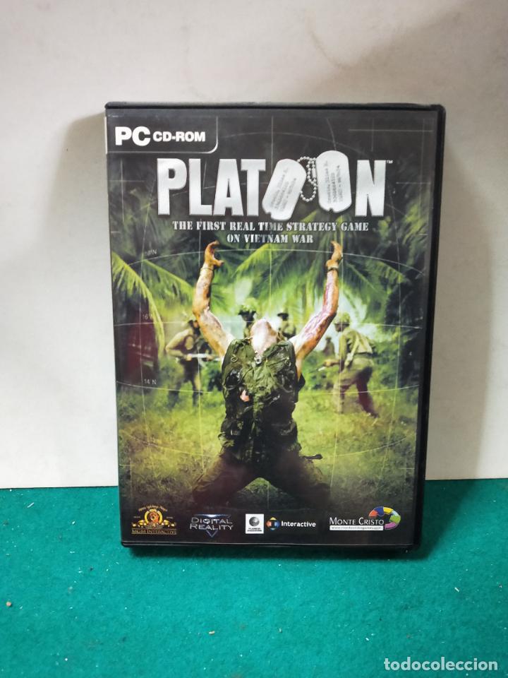 Videojuegos y consolas: PLATOON. PC CD ROOM. - Foto 1