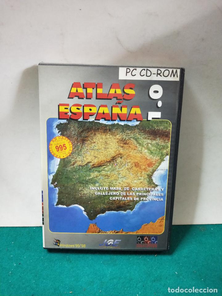 Videojuegos y consolas: ATLAS ESPA&Ntilde;A 1.0. PC CD ROOM. - Foto 1