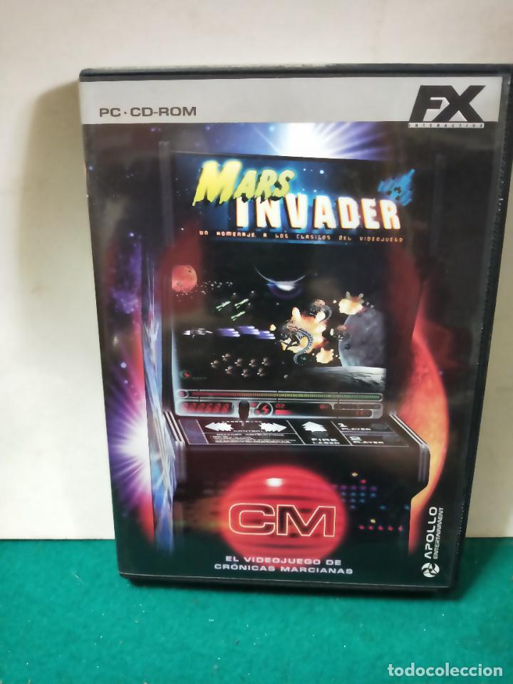Videojuegos y consolas: MARS INVADER. CM EL VIDEO JUEGO DE CRONICAS MARCIANAS. PC CD-ROM - Foto 1