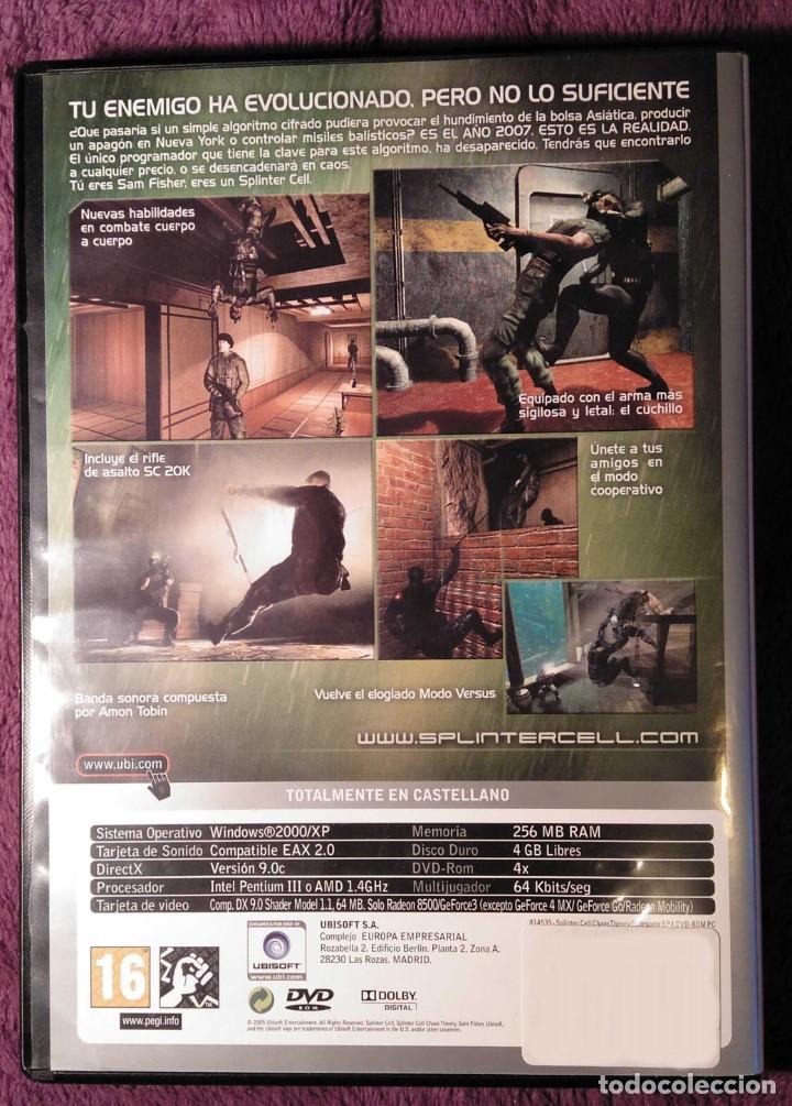 Videojuegos y consolas: Juego de PC Original Splinter Cell - 2005 - Foto 4