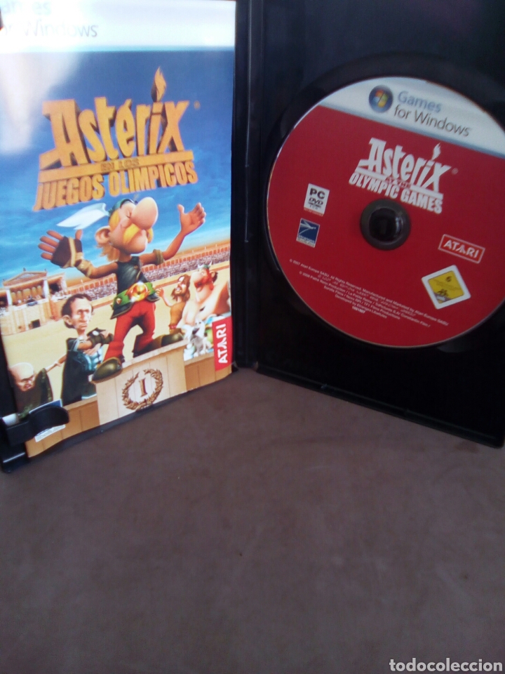 Videojuegos y consolas: Juego Asterix en los juegos olimpicos para pc atari - Foto 3