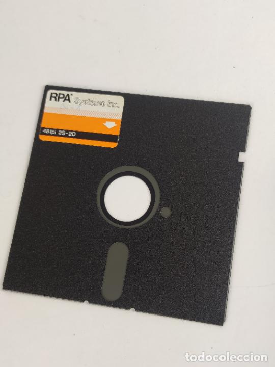 Videojuegos y consolas: Gran lote de 15 discos de 5 1/4. discos PC. Programas, cursos, etc. Circa 1980. - Foto 7
